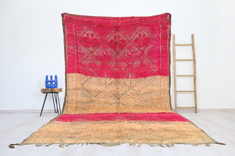 Izil Vintage Moroccan Rug  6'2" x12'7"