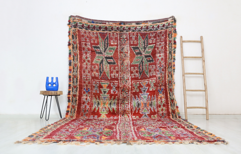 Llun Vintage Moroccan Rug  6'3" x12'5"