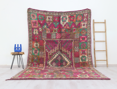 Yuna Vintage Moroccan Rug  6'4" x10'7"