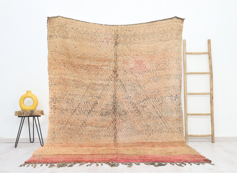 Akaram Vintage Moroccan Rug  6'9" x9'2"