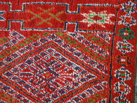 Tafwast Vintage Moroccan Rug  6'4" x11'3"