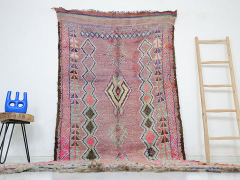 Sifaw Vintage Moroccan Rug  4'7" x 10'8"