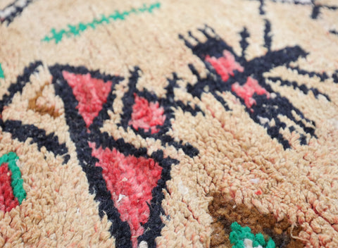 Ufella Vintage Moroccan Rug  4'7" x 8'3"