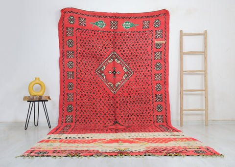 Beti Vintage Moroccan Rug  5'7" x 11'7"