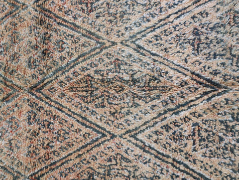 Abarghus Vintage Moroccan Rug  6'8" x8'3"