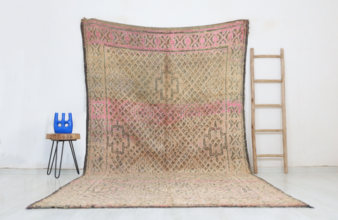 Azena Vintage Moroccan Rug  6'5" x11'5"