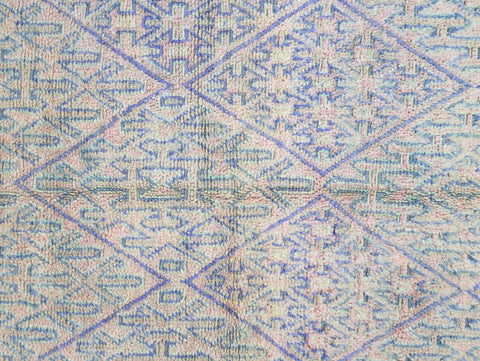 Tawurt Vintage Moroccan Rug  6'6" x9'2"