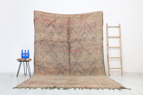 Tifawin Vintage Moroccan Rug  6'5" x11'0"