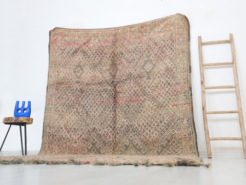 Tifawin Vintage Moroccan Rug  6'5" x11'0"