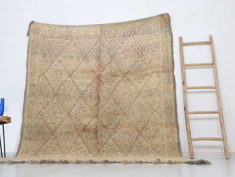 Charifa Vintage Moroccan Rug  6'5" x9'4"