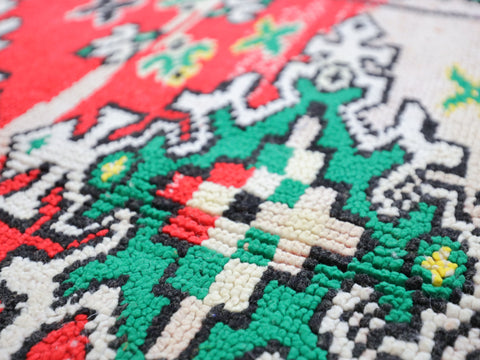 Taous Vintage Moroccan Rug 4'0" x 7'2"