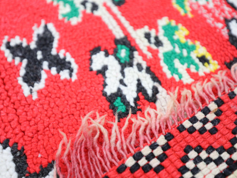 Taous Vintage Moroccan Rug 4'0" x 7'2"