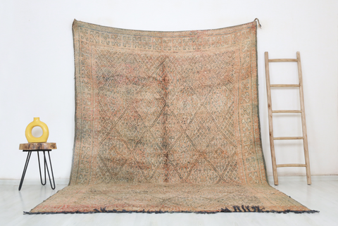 Timont Vintage Moroccan Rug  7'1" x9'9"