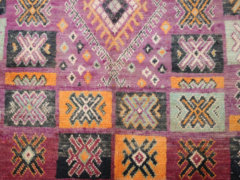 Bahsis Vintage Moroccan Rug  5'9" x 9'2"