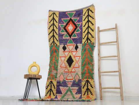 Tazult Moroccan Rug 3'8" x 9'2"