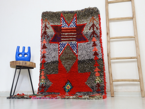 Tufat Moroccan Rug 3'2" x 6'2"