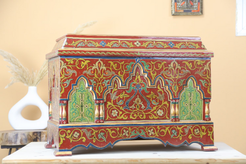 Umzalin Vintage Wood Chest