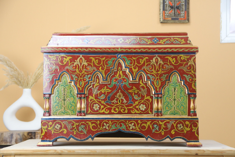 Umzalin Vintage Wood Chest