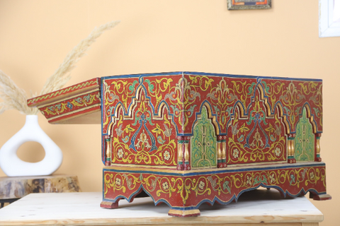 Umzalin Vintage Wood Chest