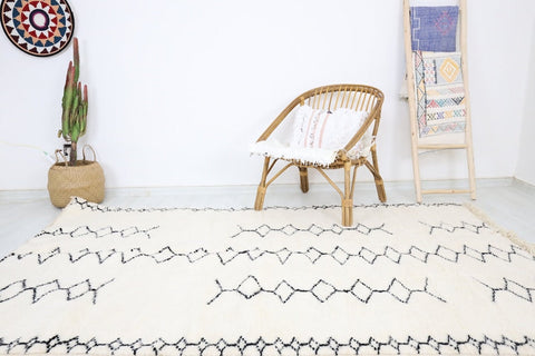 Ghnima Beni Ourain Rug 5'0" x 7'8"