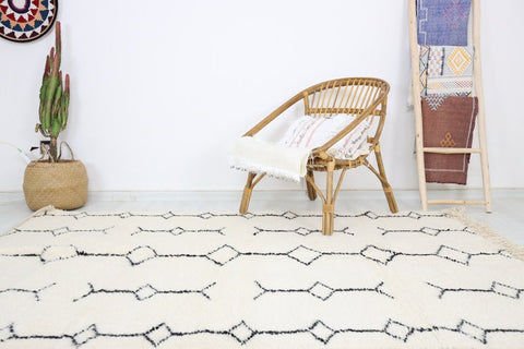 Lunja Beni Ourain Rug 4'9" x 7'4"