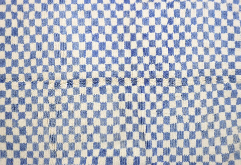 Safae Moroccan Checkered Rug 4'9" x 7'8"