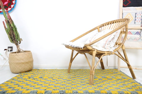 Sufian Moroccan Checkered Rug 3'2" x 4'8"