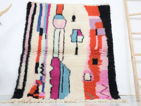 Markunda Beni Ourain Rug 3'9" x 4'7"