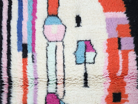 Markunda Beni Ourain Rug 3'9" x 4'7"