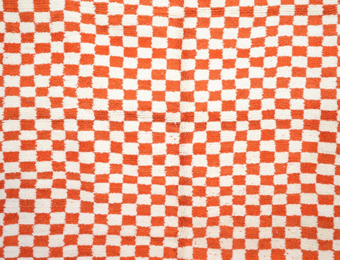 Sekkura Moroccan Checkered Rug 7'7" x 9'6"