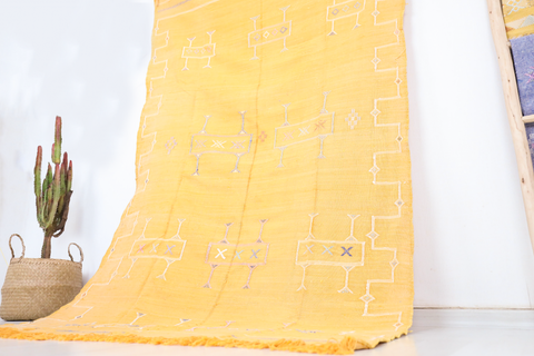 Mbarek Cactus Silk Rug 4'5" X 7'9"