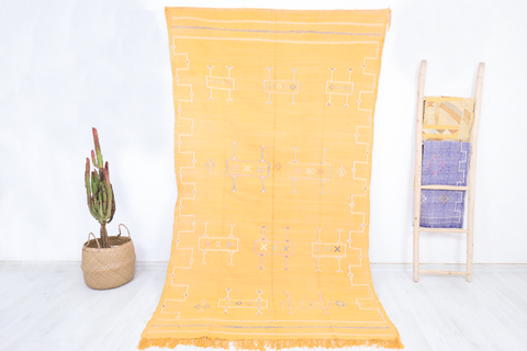 Mbarek Cactus Silk Rug 4'5" X 7'9"