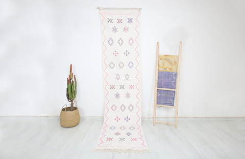 Ghilas Cactus Silk Rug 2'2" X 9'1"