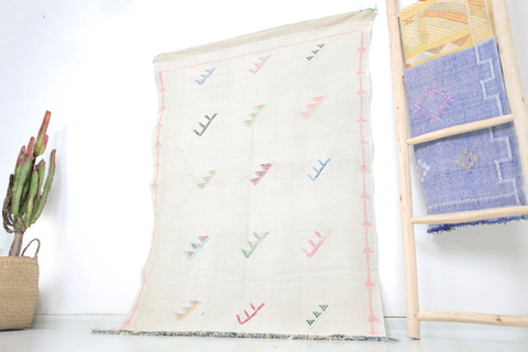 Rabha Cactus Silk Rug 3'2" X 4'9"